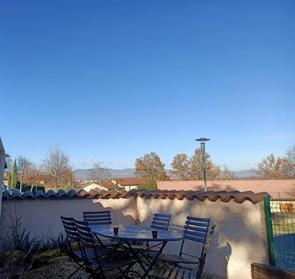 Studio De Jardin "Le Temps D Une Pause" Jusqu'A 4 Personnes En Face Du Beaujolais - Climatisation Et Borne Recharge Vehicule Electrique Montmerle-sur-Saone Εξωτερικό φωτογραφία