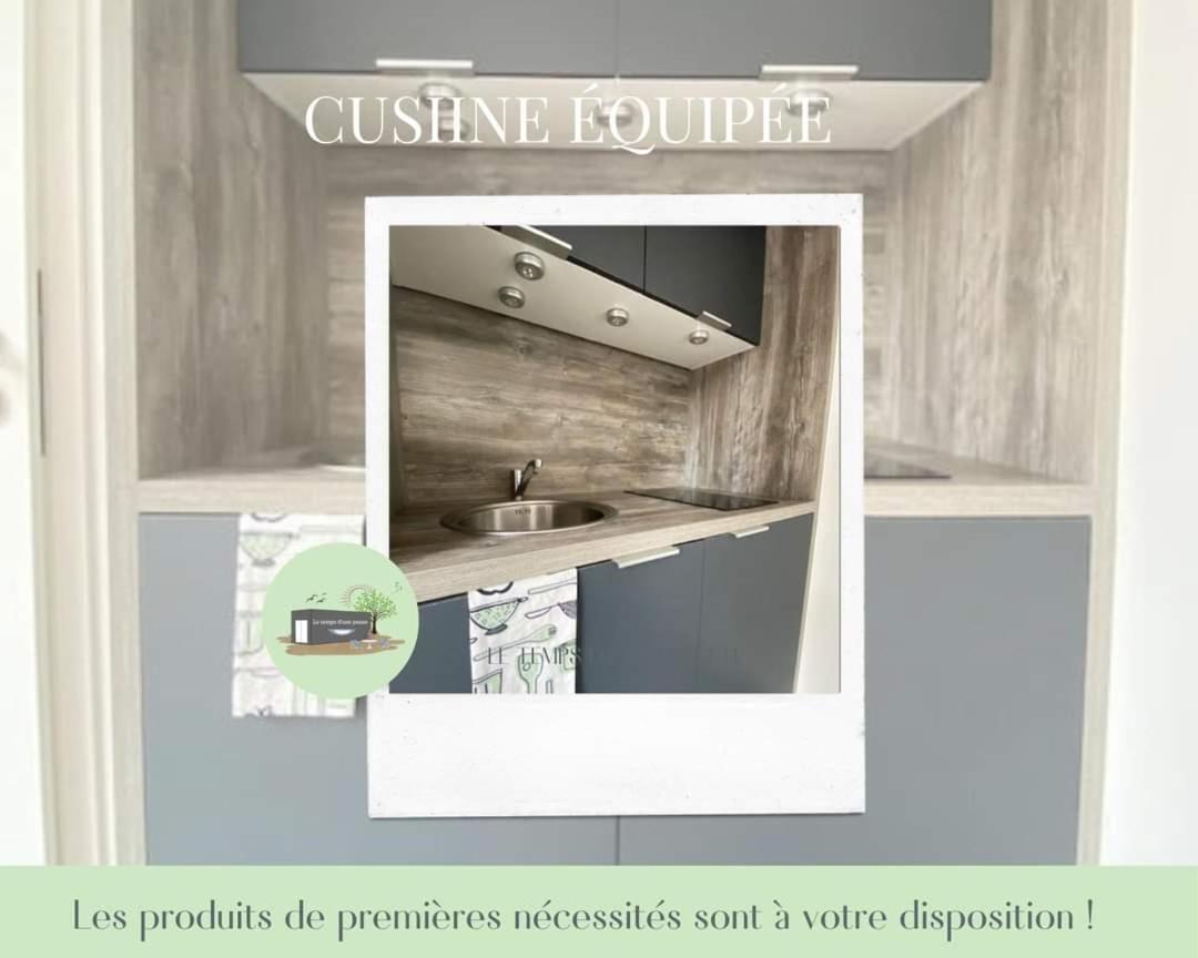 Studio De Jardin "Le Temps D Une Pause" Jusqu'A 4 Personnes En Face Du Beaujolais - Climatisation Et Borne Recharge Vehicule Electrique Montmerle-sur-Saone Εξωτερικό φωτογραφία